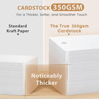 120 Pcs Blank Bookmarks to Decorate - Image 3