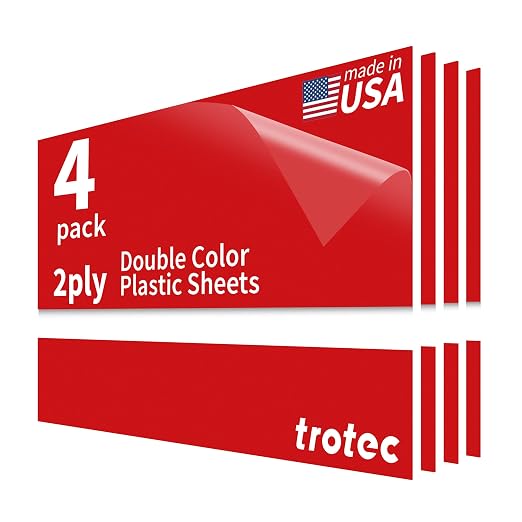 Trotec TroLase | 12"x20"x1/8", Guillotine | Made in USA by TrotecEngravingSupplies