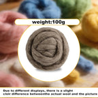 Wool Roving-3.5oz Needle Felting Wool, Soft Multi-Color Wool Fiber, Perfect - Image 2