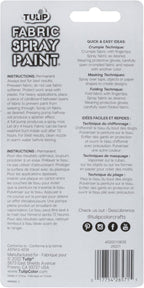 Tulip Fabric Paint, Permanent Spray on Paint, 4 fl oz Sparkling Star Silver - Image 7