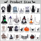 DIYDEC 54pcs Halloween Mini Resin Figures, Tiny Figurines to Hide Toys Little - Image 4