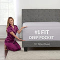 Kids Twin Deep Pocket Fitted Sheet by DeaLuxeBedding
