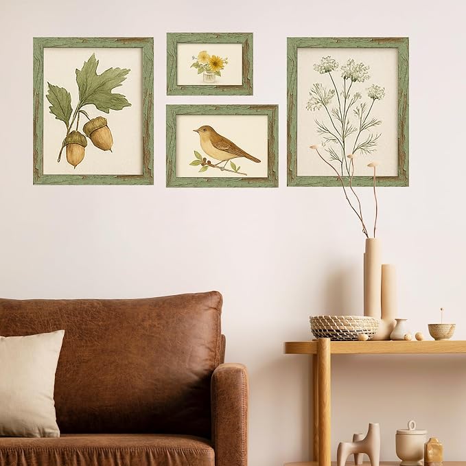 puthiac 8x10 Rustic Farmhouse Picture Frame, Weathered Green, 1 Pack | - Image 7