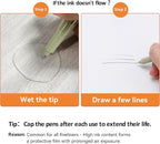 Micro Fineliner Pens 6Pcs 0.25mm/Set, Ultra Fine Fineliner Pen, Water-based - Image 2
