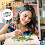 DOODLREAM Monstera Deliciosa DIY Punch Needle Embroidery Kit - Image 3
