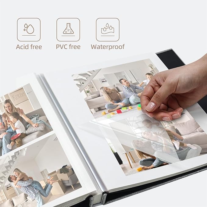 Vienrose Photo Album Self Adhesive 4x6 5x7 3x5 8x10 Scrapbook Album DIY Scrap - Image 4
