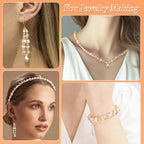 Zefy 2000+ Pcs Crystal Glass Beads - Image 4