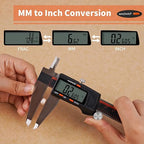 HARDELL Digital Caliper 12 Inch Large LCD Screen Auto-Off Inch/MM/Fraction | - Image 4