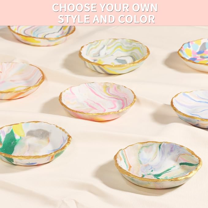 Patemby Make Your Own Clay Jewelry Bowls Arts and Crafts Kit - Image 7
