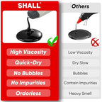 SHALL Full Size Hot Glue Sticks, 0.43” Dia x 8” Long, 100 Pack Black Glue Gun - Image 5