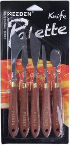 MEEDEN 5 Pieces Painting Knife Set Versatile Stainless Steel Spatula Palette - Image 7