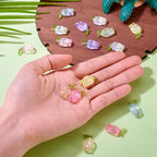 FASHEWELRY 16Pcs Glass Tulip Flower Charms Colorful Tulip - Image 5