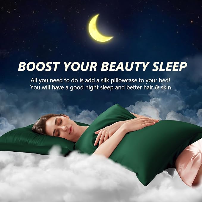 Silk Pillow Cases King Size 100% Mulberry Silk Pillowcase - Image 3