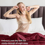 yescool Weighted Blanket for Adults Cooling Heavy Blanket for Sleeping Perfect - Image 5