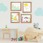 Kids Art Frames, 10x12.5 Front Opening Kids Artwork Frames Changeable, Dark - Image 5