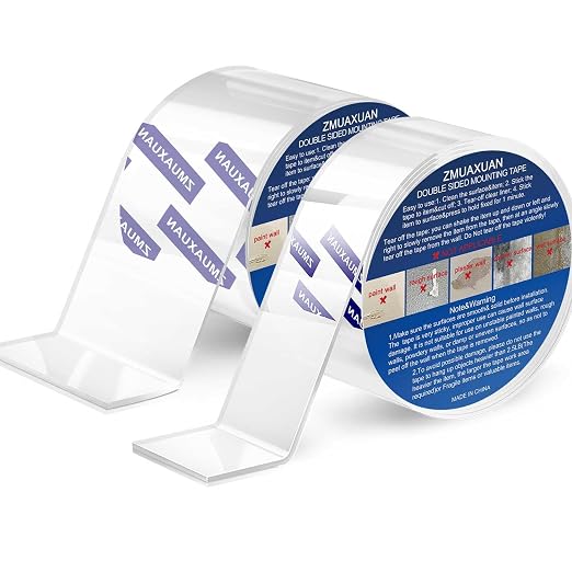 Double Sided Tape Heavy Duty, Picture Hanging Adhesive Strips Removable - Image 8