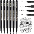 SAYEEC Calligraphy Brush Pens, Refillable Hand Lettering Pen by SAYEEC