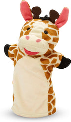 Melissa & Doug Zoo Friends Soft Plush Hand Puppets 4-Piece Glove Set - Image 4