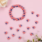 100pcs 4th of July Independence Day American Flag Polymer Clay Spacer Beads - Image 4