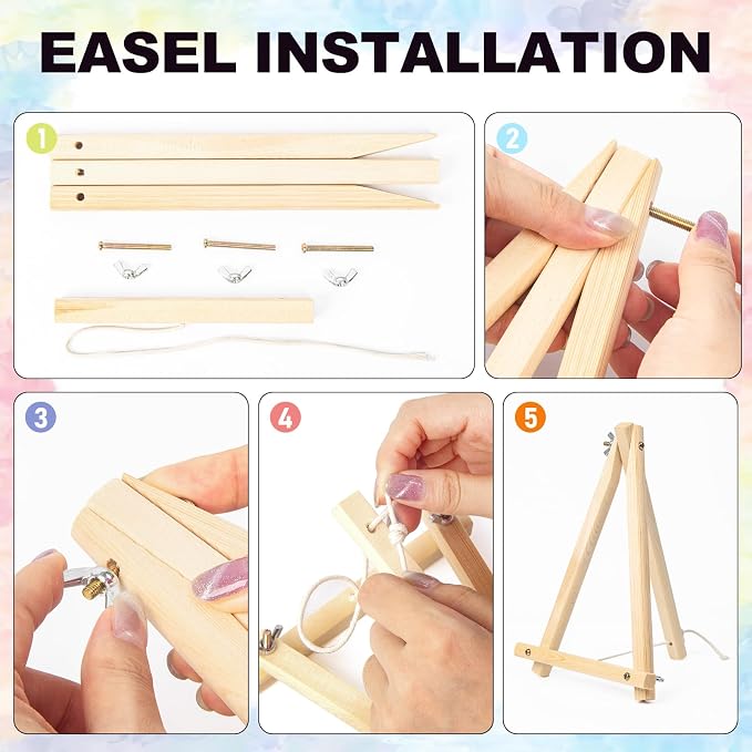 4 Pack Framed Paint by Numbers Kit - Image 6