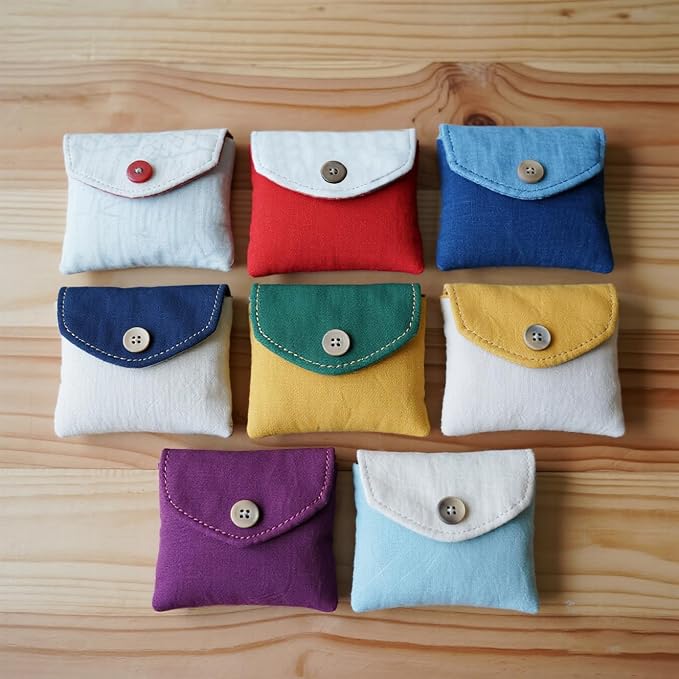 Aubliss 50pcs 100% Cotton Fabric Bundle 8" x 8" PreCut Fat Squares Sheets - Image 6