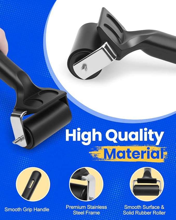 UCEC Brayer Roller for Printmaking, Durable Rubber Glue Roller Woodworking - Image 4