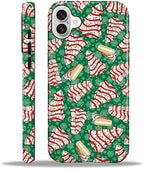 Case for iPhone 16, Scratch Resistant Hybrid Double Layer Hard Shell，Christmas by Toulas