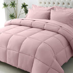 JOLLYVOGUE Full Comforter Set, Ultra-Soft Bed in a Bag Full Size 7 Pieces by JOLLYVOGUE