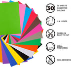 MEARCOOH Foam Sheets Crafts 9x12 in 30Pack 15 Colors 2mm Eva Color Craft Foam - Image 3