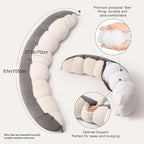 Peallow – Long Round Body Pillow - Image 3