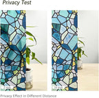 funlife Original Hand-Drawn Privacy Stained Glass Window Film, Reusable Single - Image 8