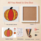 WUSARPLY Halloween Stamped Cross Stitch Kits - Image 2