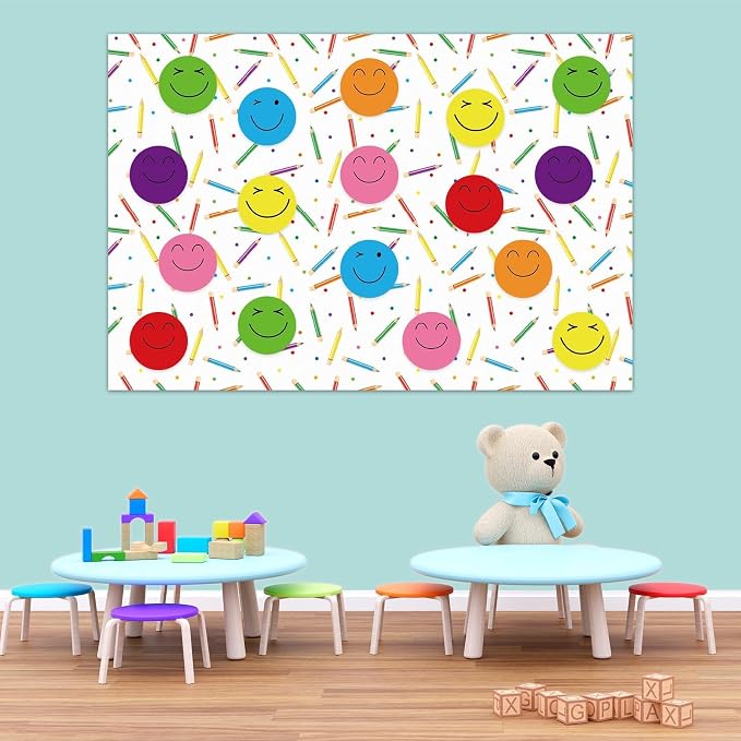 Qyeahkj Colorful Pencil Bulletin Board Paper Roll Pencil Bulletin Board - Image 7