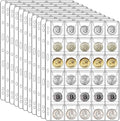330 Pockets Coin Binder Collection Supplies Pages, Standard 9 Hole Coin by Xxmbbjy
