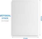 GOTIDEAL Canvases for Painting, 9x12 inch of 8, Professional Primed White Blank - Image 3