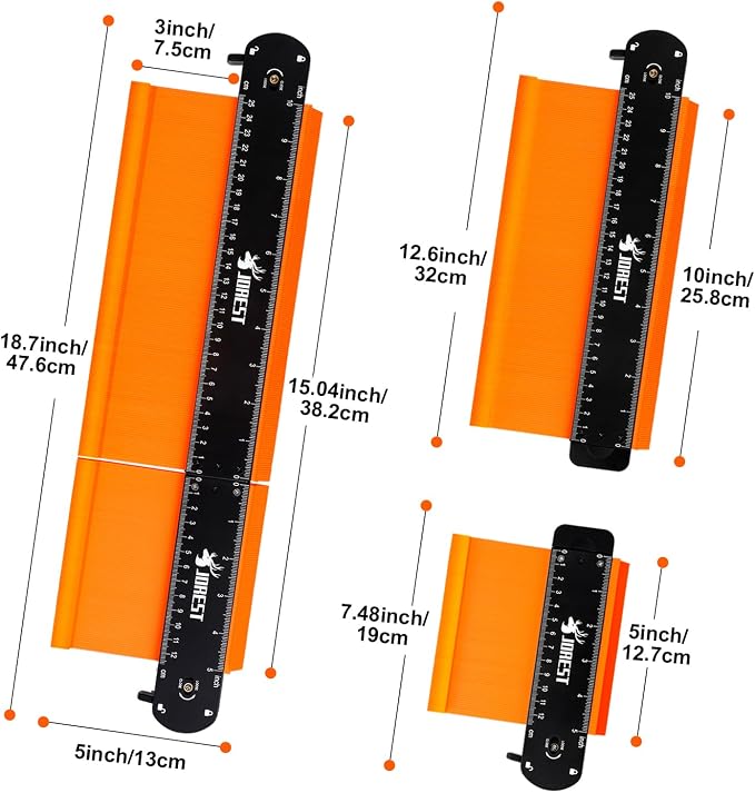 JOREST Connectable Contour Gauge, Gifts Ideas - Image 9
