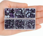 4000Pcs Mixed Size Hot Fix Round Crystals Gems Glass Stones Hotfix Flat Back - Image 6
