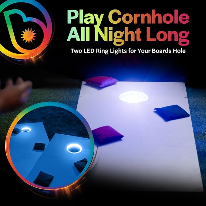 Brightz LED Cornhole Board Ring Lights - Image 2