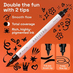 ARTISTRO 36 Black Acrylic Paint Markers - Image 2