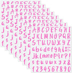 Outus 576 Pcs 8 Sheets Letters Stickers Vinyl Alphabet Number Decals Back to by Outus