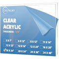 CALPALMY 1/8" Thick Clear Acrylic Sheets by CalPalmy