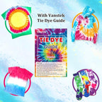 Vanstek 20 Colors Tie Dye Kit, Tie Dye Shirt DIY Fabric Dye - Image 3