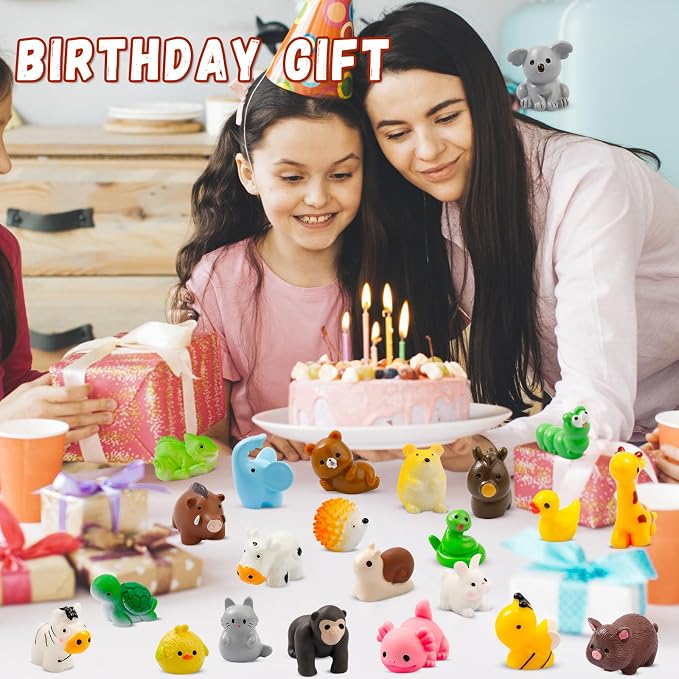 ywevyezc 42 Pcs Mini Resin Animals 42 Styles Resin Animals Figurines Bulk - Image 4
