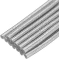 uxcell Mini Hot Glue Sticks for Glue Gun 7mm x 100mm Glitter Silver 12pcs by uxcell
