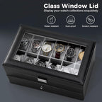ProCase Watch Box, 12 Slot Mens Watch Case - Image 4