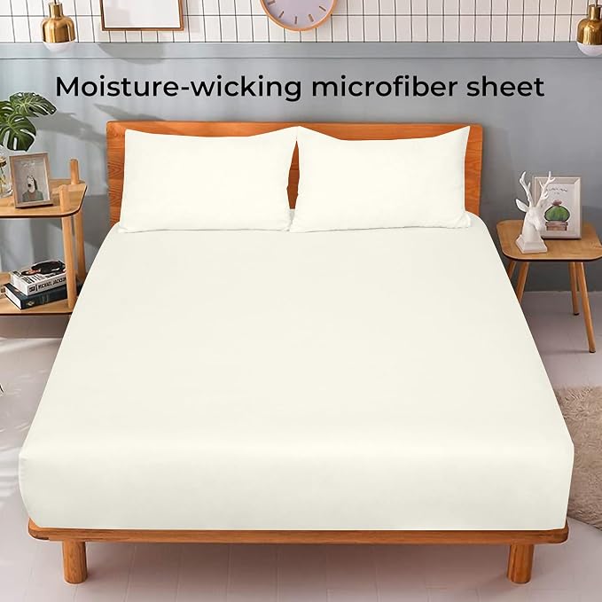 Royale Linens Fitted Sheet Twin - Image 2