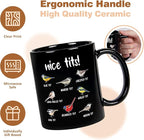 Jigfoxy Nice Tits Bird Mug, Funny Birds Coffee Mugs | 11Oz, Gifts - Image 2