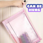 LEOBRO Mesh Zipper Pouches Bags, A4 Mesh Bags - Image 5