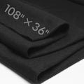 Black Fabric Sheet 108" X 36", 1.4mm Thick Large Soft Durable Flexible Craft by MITINU