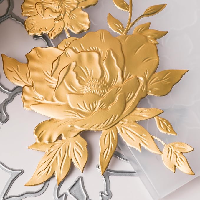 3D Embossing Folder for Card Making DIY Scrapbooking Blossom Bloom Floral - Image 5